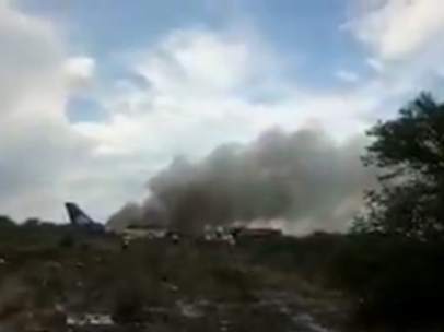 Un avión se estrella en Durango (México)
