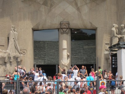 Turistas en la Sagrada Família