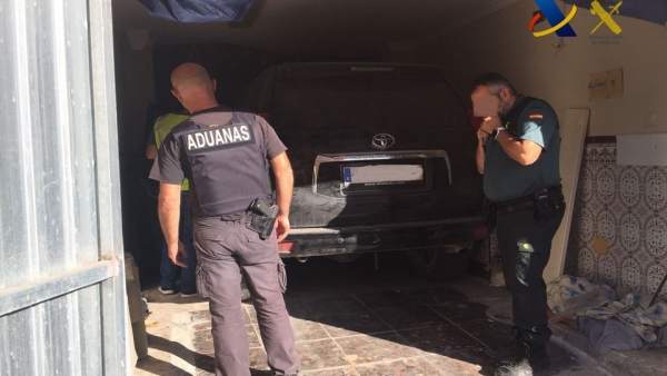 Guardería de hachís en La Línea Guardería de hachís en La Línea