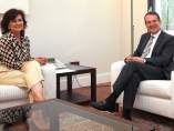 Carmen Calvo y Abel Caballero en su reunión de este miércoles.
