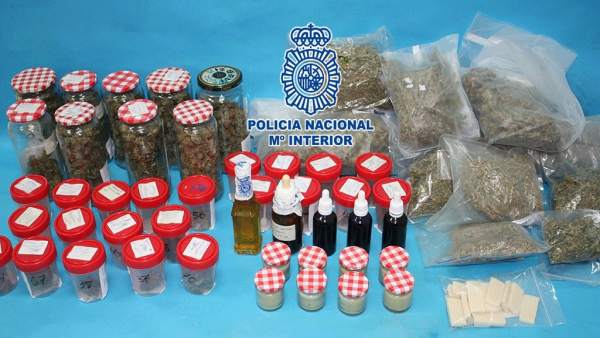Marihuana intervenida por la Policía Nacional en Pontevedra Marihuana intervenida por la Policía Nacional en Pontevedra