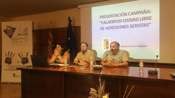 Presentación de la campaña 'Calatayud, ciudad libre de agresiones sexistas' Presentación de la campaña 'Calatayud, ciudad libre de agresiones sexistas'