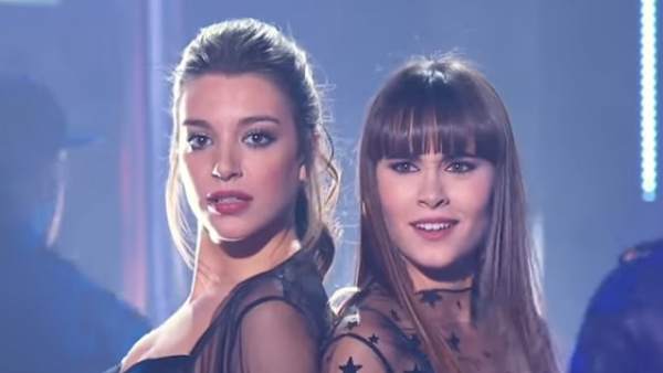 Ana Guerra y Aitana en una gala de Operación Truinfo Ana Guerra y Aitana en una gala de Operación Truinfo