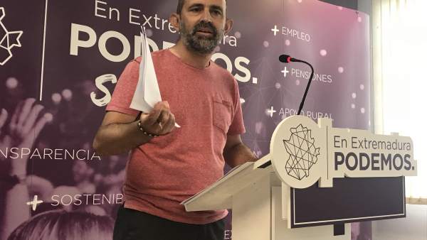 El miembro de la Ejecutiva de Podemos Extremadura José Antonio González Frutos El miembro de la Ejecutiva de Podemos Extremadura José Antonio González Frutos