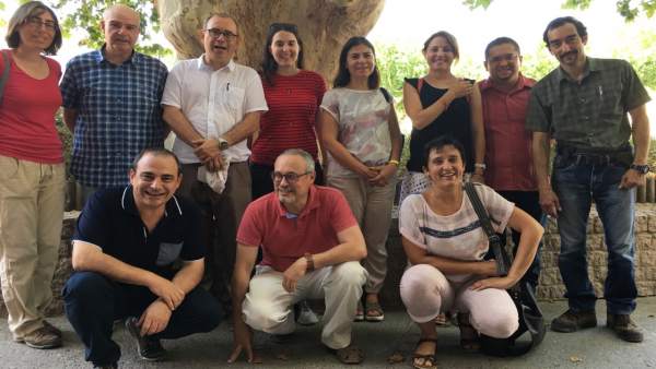 Técnicos de Afrucat con los inspectores mexicanos que han visitado centrales Técnicos de Afrucat con los inspectores mexicanos que han visitado centrales