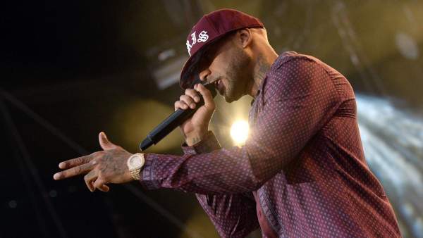 El rapero francés Booba El rapero francés Booba