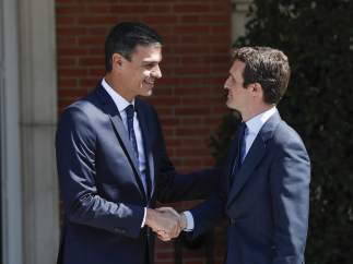 Pedro Sánchez y Pablo Casado