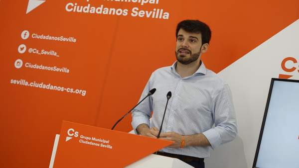 Concejal de Cs en el Ayuntamiento de Sevilla, Javier Moyano Concejal de Cs en el Ayuntamiento de Sevilla, Javier Moyano