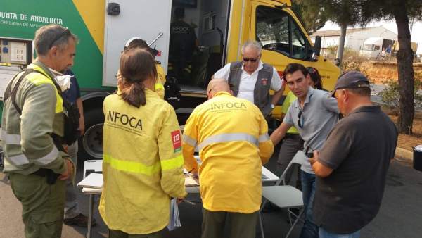 Dispositivo para la extinción del fuego de Moguer Dispositivo para la extinción del fuego de Moguer