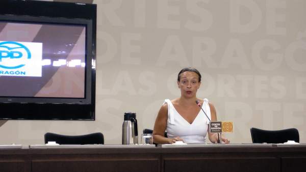 Carmen Susín en rueda de prensa. Carmen Susín en rueda de prensa.
