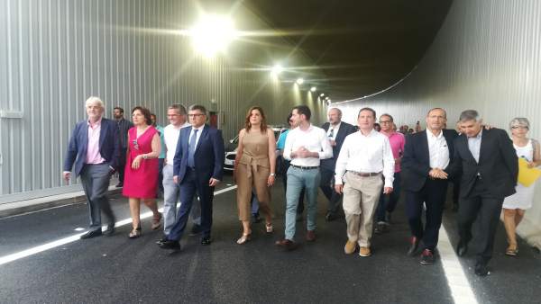 Inauguración del paso inferior de la V-30 en Xirivella Inauguración del paso inferior de la V-30 en Xirivella