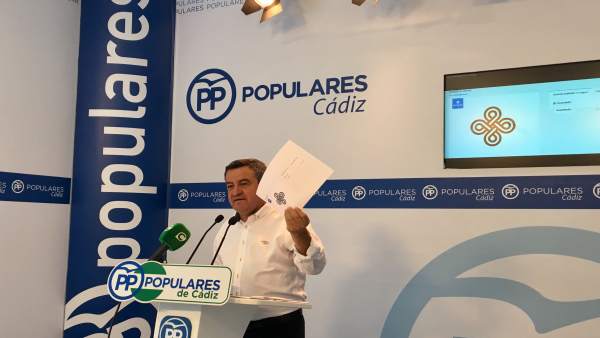José Loaiza, portavoz del PP en la Diputación de Cádiz José Loaiza, portavoz del PP en la Diputación de Cádiz