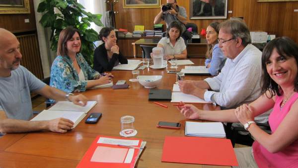 Junta de portavoces extraordinaria del Ayuntamiento de Zaragoza en agosto Junta de portavoces extraordinaria del Ayuntamiento de Zaragoza en agosto
