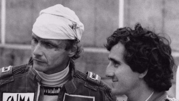 Niki Lauda y Alain Prost Niki Lauda y Alain Prost