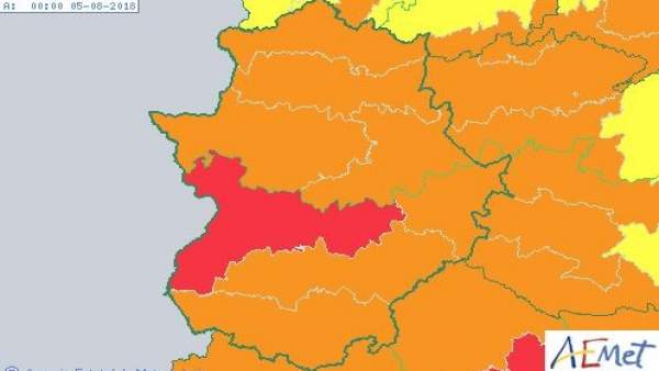 Avisos meteorológicos en Extremadura para el sábado Avisos meteorológicos en Extremadura para el sábado