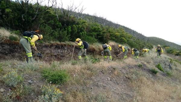 Equipo de la EIRIF en labores de prevención Equipo de la EIRIF en labores de prevención