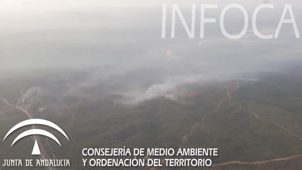 Incendio de Almonaster Incendio de Almonaster