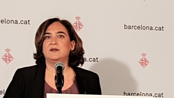 La alcaldesa de Barcelona, Ada Colau. La alcaldesa de Barcelona, Ada Colau.