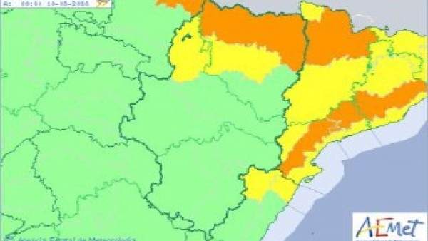 Aviso naranja por tormentas en el Pirineo Aviso naranja por tormentas en el Pirineo