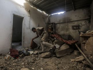 Ataque aéreo en Gaza