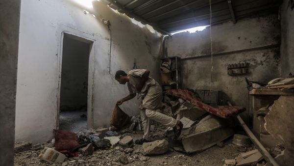 Ataque aéreo en Gaza Ataque aéreo en Gaza