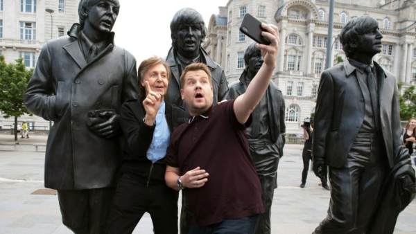 James Corden Paul McCartney James Corden Paul McCartney