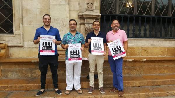 Presentación del concierto 'Més de 3 tenors', con Llorenç Carrió Presentación del concierto 'Més de 3 tenors', con Llorenç Carrió