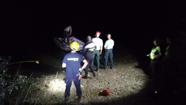 Rescate de cadáver en el embalse de Alarcón Rescate de cadáver en el embalse de Alarcón