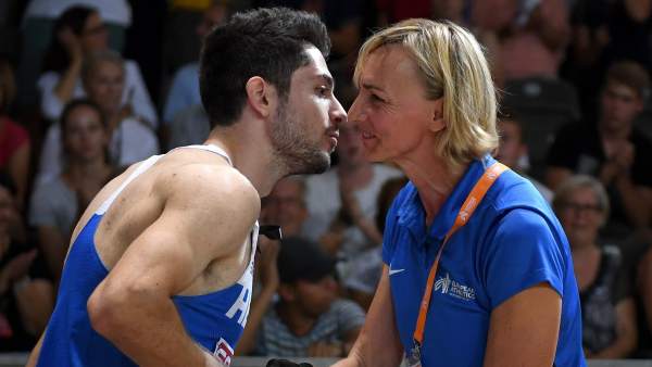 Tentoglou y Heike Drechsler Tentoglou y Heike Drechsler