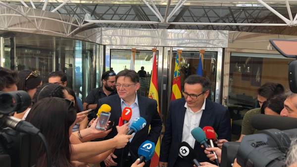 Puig i Conesa adverteixen que el transvasament Tajo-Segura és "irrenunciable" Puig i Conesa adverteixen que el transvasament Tajo-Segura és "irrenunciable"