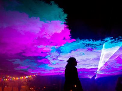 Música, luces y contraluces del festival Sziget, al norte de Budapest (Hungría)
