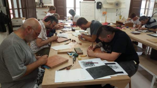 Fuendetodos organiza una nueva edición de los talleres de grabado Fuendetodos organiza una nueva edición de los talleres de grabado
