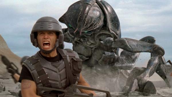 Escena de la película 'Starship Troopers'. Escena de la película 'Starship Troopers'.