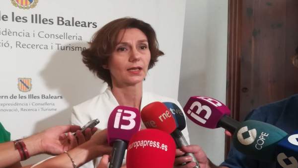 La secretaria de Estado de Turismo, Isabel Oliver, en Palma La secretaria de Estado de Turismo, Isabel Oliver, en Palma