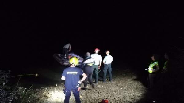 Rescate de cadáver en el embalse de Alarcón Rescate de cadáver en el embalse de Alarcón