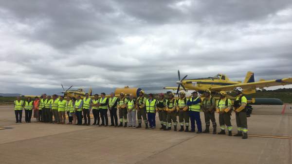 Puig visita el aeropuerto de Castellón Puig visita el aeropuerto de Castellón