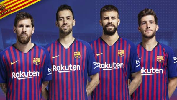 Leo Messi, Sergio Busquets, Gerard Piqué y Sergi Roberto. Leo Messi, Sergio Busquets, Gerard Piqué y Sergi Roberto.