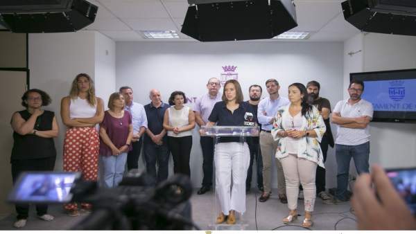 Rueda de prensa del Ayuntamiento de Gandia Rueda de prensa del Ayuntamiento de Gandia