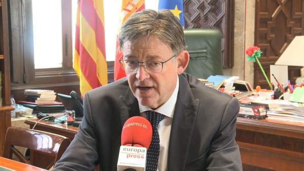 Ximo Puig en una entrevista con Europa Press Ximo Puig en una entrevista con Europa Press