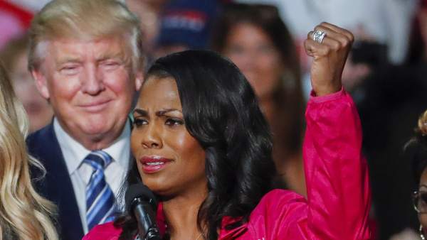 Trump y Omarosa Trump y Omarosa