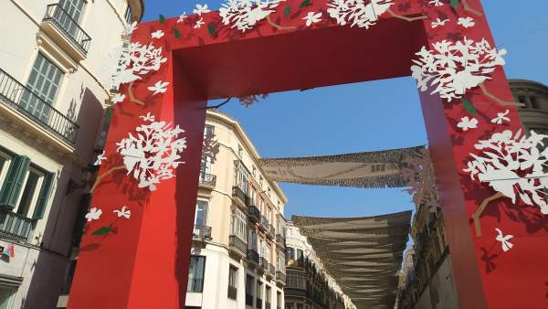 Feria del centro de Málaga 2018. Portada Biznaga Feria del centro de Málaga 2018. Portada Biznaga