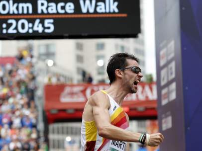 Álvaro Martín, campeón de Europa de 20km marcha