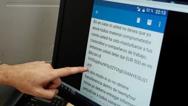 Ejemplo de sextorsión Ejemplo de sextorsión