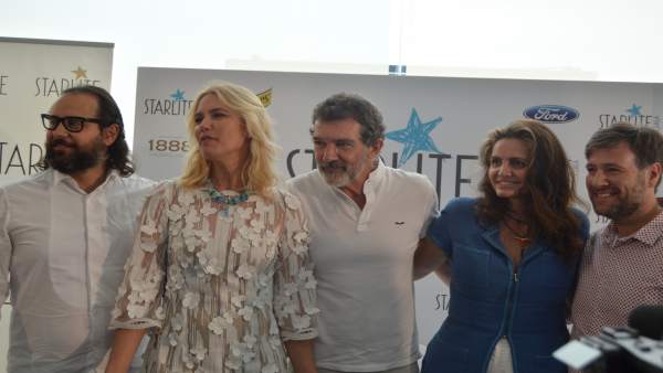 Antonio Banderas en la presentación de la gala Starlite Antonio Banderas en la presentación de la gala Starlite