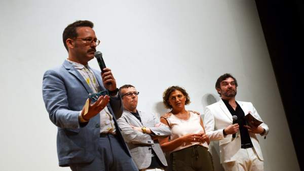 Joaquín Reyes, tras recoger el Premio Talento de Comedia. Joaquín Reyes, tras recoger el Premio Talento de Comedia.
