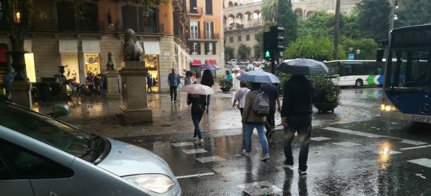 Lluvia en Palma
