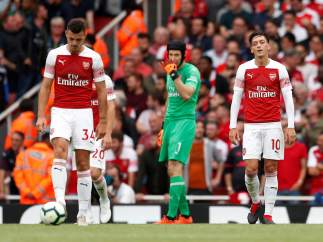 Özil, Cech y Xhaka