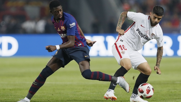 Dembélé y Banega Dembélé y Banega