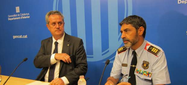 Conseller J.Forn, mayor de Mossos J.L.Trapero