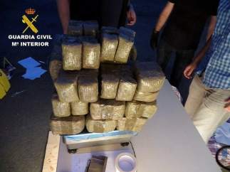 Guardia Civil incauta hachís en Bizkaia